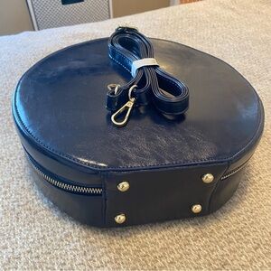 Pink Haley Midnight Blue Circular Bag